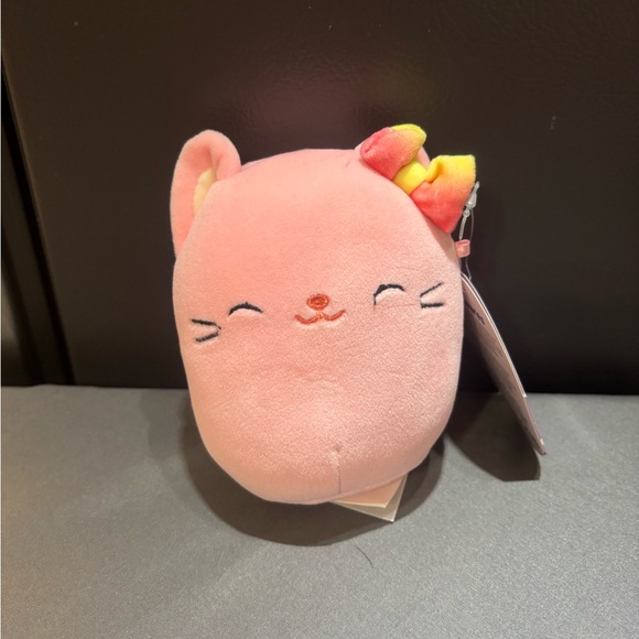 Squishmallow Wilka Pink Cat Plush Toy - Picture 1 of 2